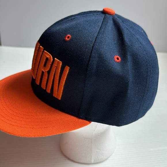 Auburn Tigers Adjustable Snap Back Baseball Style Cap Hat Block Logo All Caps - Picture 6 of 9